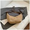 Bolso Cruzado con Textura Retro para Mujer 2025 Nuevo Popular Moda Bolso de Hombro Mate Tote de Gran Capacidad Bolso Croissant de Moda