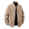 2025 Nova Jaqueta de Lã de Couro de Veado Masculina Primavera e Outono Nova Sensação de Alto Padrão Estilo Americano Marca Tendência Solta Casual Jaqueta