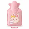 Garrafas de Água Quente Atacado, Veludo Cartoon Antiescaldante Portátil Bolsas Térmicas Cheias de Água para Estudantes, Bolsas de Compressão Quente por Injeção de Água, Bolsas de Água Quente