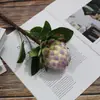 Flor Artificial Fruta Sakyamuni Flor Imperial Flor de Seda Decoração Suave para Casa Decoração de Mesa Arte Floral Cabeça de Buda Flor Falsa Decoração de Loja Flor