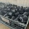 Juego de Ruedas Tensadoras de Cuerda Principal para Cabrestante de Mina, Juego de Ruedas Tensadoras de Cuerda Auxiliar, Rueda de Retorno de Cuerda para Carro Minero