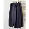 Pantalones de otoño nuevos para mujer talla grande, simples, adelgazantes, patchwork, cintura elástica 100 kg, pantalones de pierna ancha para mujer talla grande 0904