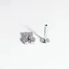 Lindo Acero Inoxidable Oso Uña Labial Dientes Internos Nuevo Estilo Uña Labial Distintivo Comercio Exterior Pendiente Hélice Hueso de la Oreja Joyería para Perforación