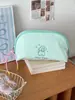 Bolsa de Maquillaje Linda de Cachorro Macaron, Bolsa Sencilla de Almacenamiento de Cosméticos para Niña, Bolsa de Neceser de Viaje Impermeable Portátil