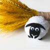 En stock fieltro de lana cordero colgante árbol de Navidad diy bola de lana terminado oveja guirnalda accesorios