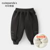 Ropa de bebé, pantalones largos de polar para niño, ropa de invierno, pantalones deportivos cálidos de otoño e invierno para niño, pantalones de algodón grueso para bebé niña