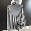 2026 novo estilo blusa de tricô gola alta slim fit, camisa base de manga longa em camadas para um look sofisticado, atacado H08FS5238