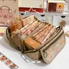 Caja de Papelería de Gran Capacidad de 9 Capas para Estudiantes de Secundaria Caja de Almacenamiento con Apertura Grande Bolsa de Almacenamiento con Compartimentos Estuche Rombo de Prisma Multicapa