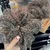 Goma para el pelo Extra Grande de Gasa con Estampado de Leopardo para Mujer, Elástico Esponjoso de Personalidad para Moño o Cola de Cabello para Chicas Modernas