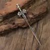 Vikingo Retro Gótico Calavera Cuerno Espada Palillo para el Cabello Pasador Moda Personalizada Estilo Noruego Accesorios para Fiestas Mayoreo