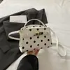 La popular bolsa de lunares de este año para mujer, nueva moda 2026, bolso cruzado versátil, bolso de mano exquisito, bolso cuadrado pequeño