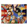 Una pieza de animación One Piece Lufly ins tela de fondo explosiva dormitorio sala de estar Tapices decorativos de moda en internet