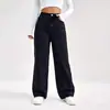 2026 Estação Independente Verão Feminino Mais Vendido Confortável para o Trabalho Jeans Versátil Cor Sólida Moda Calças Atacado Tendência