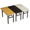 Mesa plegable, mesa de entrenamiento portátil multifuncional para exteriores, mesa rectangular larga, escritorio simple rectangular para estudio, conferencias y oficina