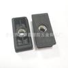 Tapón de tubo de tuerca rectangular de fábrica 25*50-m8 con tapón de tubo dentado, tapón de manguito de rueda, tapón de tuerca