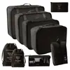 2025 Novas Sacolas Organizadoras Populares para Cosméticos, Mudança, Viagem, Conjunto de Sete Peças para Roupas, Colchas, Roupa Íntima, Desktop Atacado