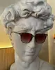 Gafas de Sol de Moda Transfronterizas 2025 con Marco Tachonado para Hombres y Mujeres, Decorativas Retro Hip-Hop, Estilismo para Sesiones de Fotos, Versátiles