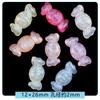 Nuevas cuentas luminosas tridimensionales con agujeros rectos, hechas a mano, collar, llavero, cadena para teléfono móvil, cuerda para la cabeza, accesorios para el cabello, material de accesorios