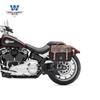Muscle car Wolf adecuado para Harley Fat 114 bolsa lateral alforja retro caja lateral modificación bolsa para casco cinturón impermeable liberación rápida