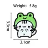 Insignia con Forma de Huevo para Mascotas Transfronteriza Broche de Animal Lindo Accesorios Dibujos Animados Cerdo Pequeño Leopardo Rosa Broche de Animal
