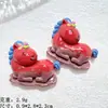 Accesorios de Resina Joyería de Pony Pentium DIY Pegamento Cremoso Anillo para el Cabello Hecho a Mano Agujero para Zapatos Funda de Teléfono Móvil Parche Pequeño