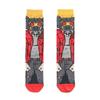 Fabricantes mayoristas de comercio exterior, calcetines de dibujos animados para hombre, calcetines de algodón de dibujos animados para mujer, tendencia de animación, personajes de tubo largo, calcetines europeos y americanos