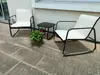 Sofá de Ratán para Exteriores Mesa y Sillas de Ocio para Patio Combinación de Sofá Impermeable para Terraza de Villa Juego de Mesa y Sillas de Ocio