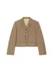 Comercio Exterior Transfronterizo Ropa de Mujer al por Mayor Otoño Nueva Llegada Viaje de Negocios Ajustado Botones Solapa Chaqueta Traje 7057001
