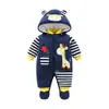 Roupas de Bebê Recém-nascido Inverno Saída Quente Conjunto Acolchoado de Algodão Roupas Espessas Acolchoadas de Algodão para Meninos e Bebês