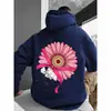 Sudadera con capucha transfronteriza Exportación Moda masculina Patrón de flores grandes Deseo Amazon Temu Uno
