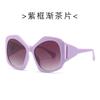 Nuevas Gafas de Sol de Moda de Montura Grande 1222 Gafas de Sol Poligonales Personalizadas Europeas y Americanas Gafas de Sol para Mujer Versátiles Transfronterizas