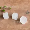 Ágata Cubo Espaciadores Accesorios DIY Seda Dorada Jade Flor de Durazno Pulsera Jade DIY Hecho a Mano con Cuentas Flor de Durazno