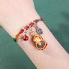 Festival del Bote Dragón Festival del Bote Dragón Adulto Cuatro Colores Zongzi Pulsera Colorida para Niños Hecha a Mano Tejido para Bebé Transferencia Cuerda Roja Lote Cuerda de Mano