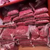 Venda Direta da Fábrica Nova Mineral Cru Natural Cinábrio Contas Soltas Areia Vermelha Areia Dourada Roxa Areia Imperial Contas Redondas Artesanato e Joias DIY