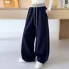 Pantalones para Niñas Otoño 2026 Estilo Nuevo Pantalones Deportivos para Niñas Estudiantes de Secundaria Pantalones de Chándal Niñas Niños Grandes Pantalones de Pierna Ancha Scimitar