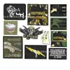 Nuevo Parche Personalizado de Bordado Ruso de Velcro Águila y Conejo Insignia de Parche de Brazalete Táctico de Moral para Entusiasta Militar