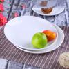 Prato de cerâmica de 9 polegadas prato de bolinho branco puro porcelana de magnésio de Shanxi prato de macarrão italiano prato de tigela de cerâmica atacado