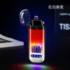 Encendedor recargable de doble arco con iluminación genial, color degradado, tipo encendedor a prueba de viento, tipo C, fabricante, venta al por mayor