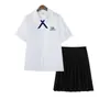 Uniforme escolar tailandês camisa de água pequena roxo estudante Branco manga curta jk high school verão faculdade estilo camisa da classe feminina