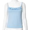 Top de verano para mujer, estilo europeo y americano, sin mangas, color liso, cuello cuadrado, sexy, informal, con encaje y tirantes, disponible en Amazon.