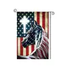 Bandera de Jardín del 250 Aniversario de Estados Unidos Transfronteriza Decoración para Fiesta Festiva Colgante para Patio Exterior