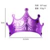Corona de Cumpleaños Suministros para Fiesta de Cumpleaños Infantil Corona de Princesa Diadema de Tela Adornos para Pastel Accesorios Corona de Reina