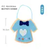 Bolsa de Mão de Tecido Não Tecido Infantil Feita à Mão Material para Colar DIY Bolsa de Mão Costurada à Mão para Jardim de Infância Bolsa Não Tecida