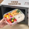 La lonchera se puede meter en el horno microondas. Lonchera Portátil para Estudiante. Caja para Conservar Frutas Frescas con Compartimento Sellado. Lonchera Reductora de Grasa Cuantitativa