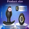 Tapón Anal de Durazno Negro 2ª Generación Control Remoto por APP Vibrador de Trasero Pequeño Masajeador Anal Juguete Sexual para Adultos Negro