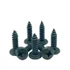 Verde Militar Vehículo Eléctrico Motocicleta Tornillo Autorroscante Piezas de Plástico Carcasa Clip Fijo Clip en Forma de U Hebilla de Guardabarros