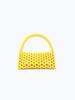 24 nuevos bolsos de mano con cuentas, hechos a mano, de colores caramelo frescos, europeos y americanos, con diseño creativo de moda, funda hueca.