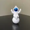 Chaveiro de astronauta atacado presente para estudante astronauta de cola macia PVC boneco banhado a ouro chaveiro criativo