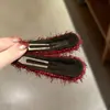 Nuevo Modelo 2026 Pinza para el Cabello de Felpa Roja para Mujer, Pinza Lateral Festiva Versátil para Flequillo y Accesorios para el Cabello