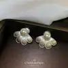 Déjame Brillar Pendientes Mismo Estilo Zhao Lusi Xu Yan para Mujer Moda Simples Pendientes de Oficina Pinzas para Orejas en Espiral Sin Perforaciones